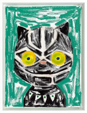 Socko, Panther Dough II (Framed Original Painting on Canvas)