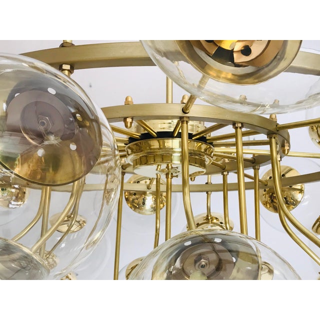 Large Hotel Chandelier from Kamenický Šenov, 1980s For Sale - Image 15 of 18