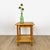 Compact, bright, and full of charm, this small side table, or bedside table, made of solid pine, embodies warm minimalism....