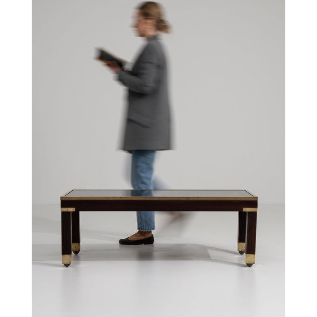 19th Century France Gold Wood Coffee Table For Sale - Image 4 of 11