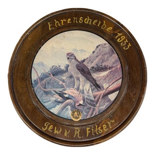 Vintage German Commenorative Shooting Target For Sale