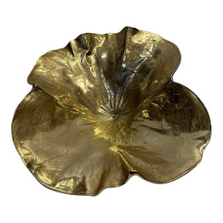 1940s Large Lotus Bowl For Sale