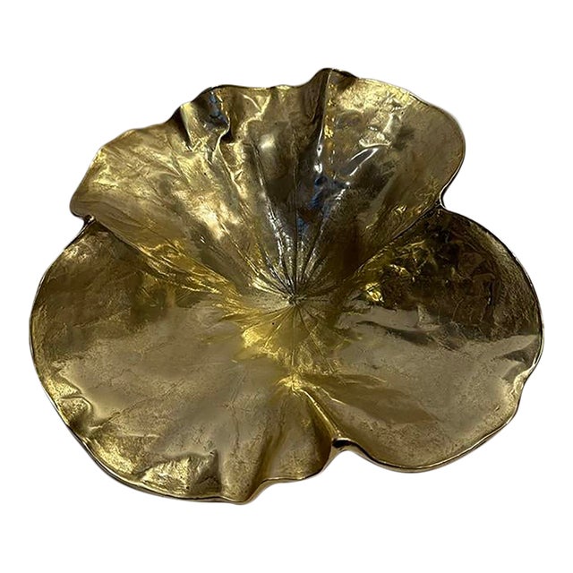 1940s Large Lotus Bowl For Sale