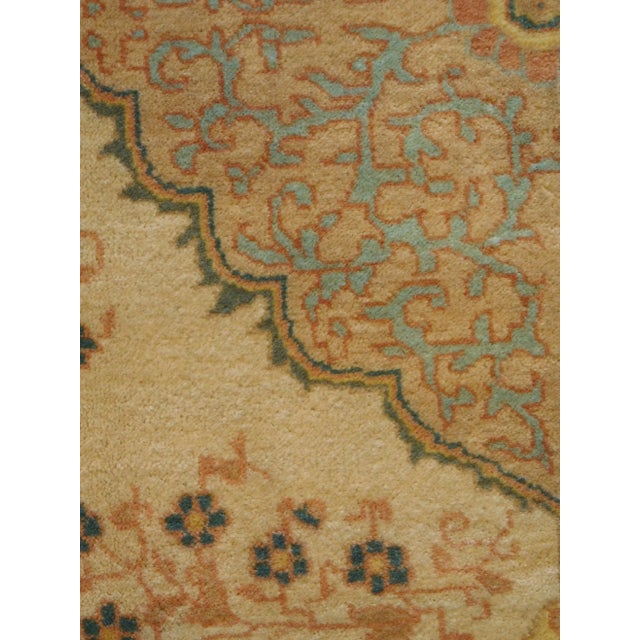 Early 21st Century Vintage Hand Knotted Woolen Rug. 4'x 6' For Sale - Image 11 of 13