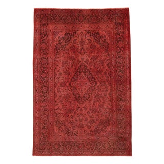 Vintage Middle Eastern Hand-Knotted Rug For Sale