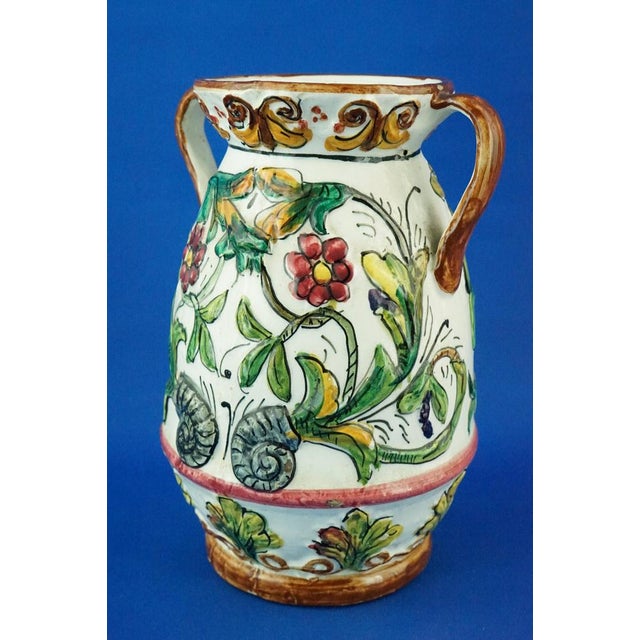 Gold 20th Century Ceramic Vase by the Civita Castellana Factory, Italy, 1920s For Sale - Image 8 of 18