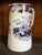 Victorian 1900s Ridgway English Transferware Large Pitcher Jug Imari Blue White Corey Hill For Sale - Image 3 of 9