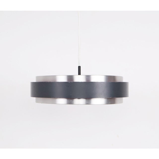 Metal Vintage Sera Pendant Lamp by Jo Hammerborg for Fog & Mørup, 1960s For Sale - Image 7 of 12