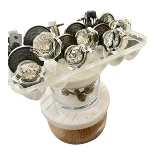 Vintage Glass Door Knobs, Set of 6 For Sale