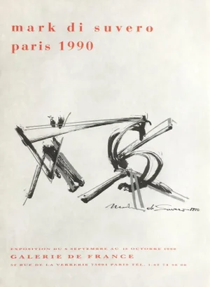 1990s Mark Di Suvero Galerie De France Poster