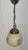 Art Deco Ceiling Lamp with Beige Glass Shade on a Brass Mount, 1930s For Sale - Image 4 of 8