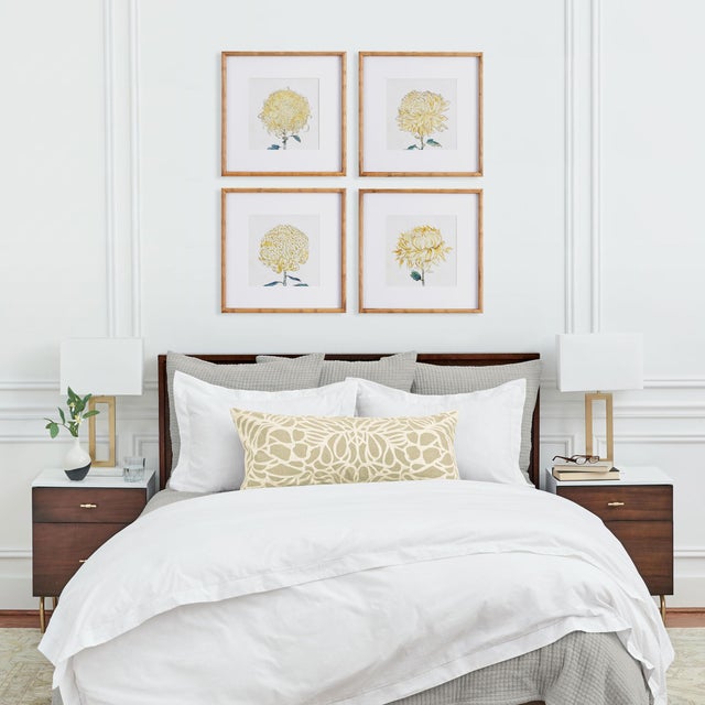 Chrysanthemum Prints, Set Of 4 For Sale In Chicago - Image 6 of 6