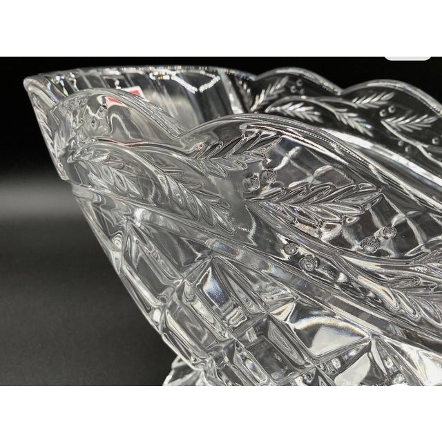 Transparent 1990s Art Deco Marquis by Waterford Crystal Holiday Sleigh For Sale - Image 8 of 10