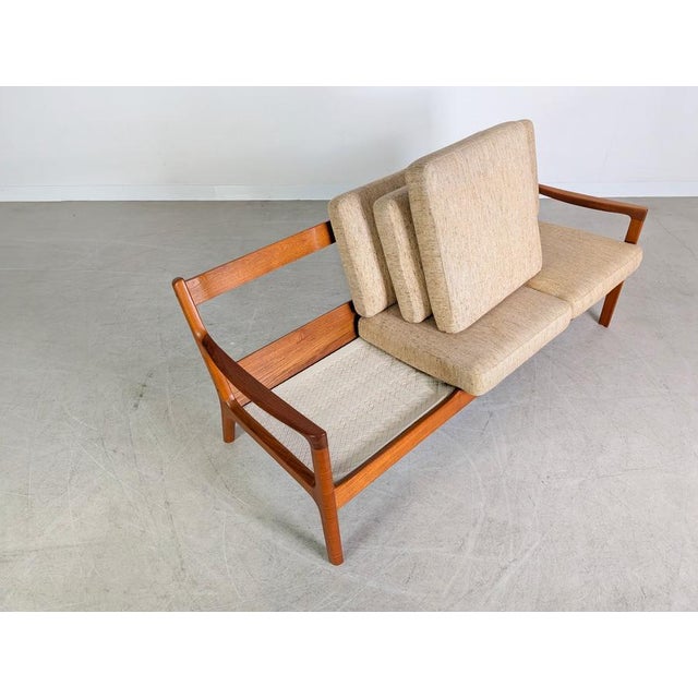 Mid-Century 3-Seater Sofa in Teak by Ole Wanscher for France & Søn / France & Daverkosen For Sale - Image 13 of 15