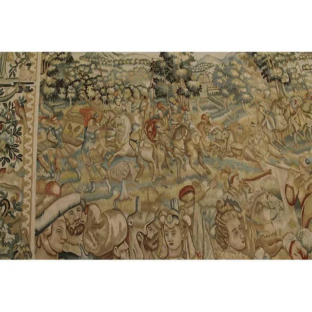 Chinese 1990s Celebration of Battle 16th Century Tapestry Recreation For Sale - Image 3 of 12