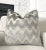 Contemporary Luxury Schumacher Chevron Velvet Down Pillow For Sale - Image 3 of 5