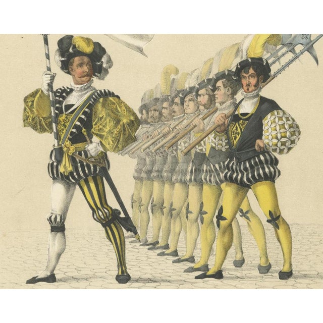 Mid 19th Century The Shoemakers and Tailors Guilds A Tribute to Bernese Craftsmanship, 1855, Paper For Sale - Image 5 of 10