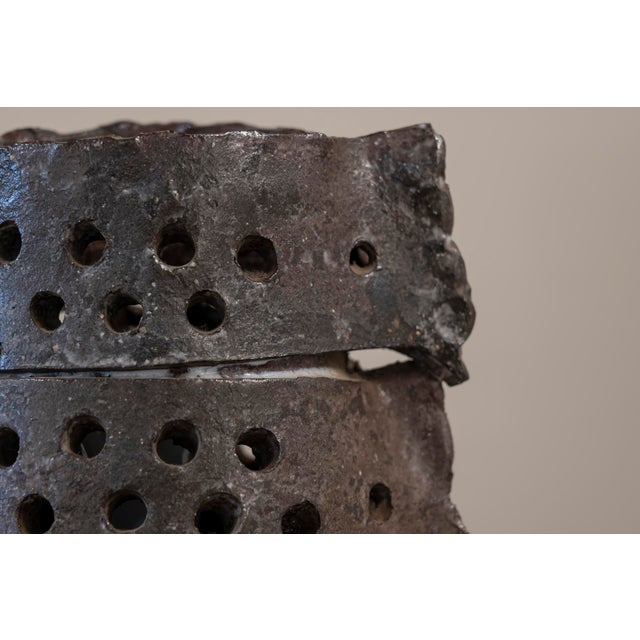 Brutalist Ceramic Lamp, 1970s For Sale - Image 4 of 9