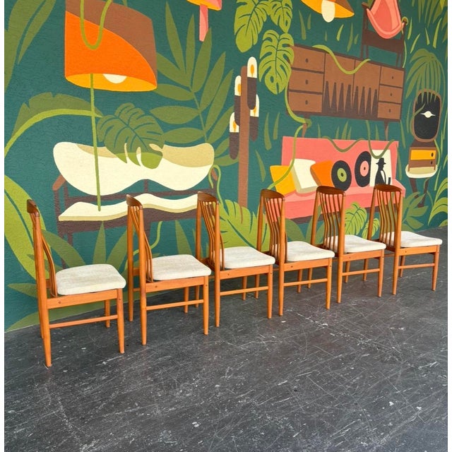 Danish Teak Benny Linden Dining Set For Sale In Tampa - Image 6 of 16