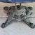 French Vintage French Bronze Outdoor Table & 4 Armchairs - Great Patina For Sale - Image 3 of 5