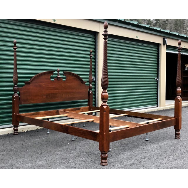 Pennsylvania House Solid Cherry King Bed Chairish