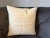 1980s Vintage Turkish Hemp Pillow, Ivory White Single Stripe Cushion, Handwoven Anatolian Pillow With Insert, 16x16 In For Sale - Image 5 of 7