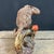 Ceramic Vintage Shiwan Pottery Monkey & Baby Sculpture With Peaches - 12" Tall For Sale - Image 7 of 9
