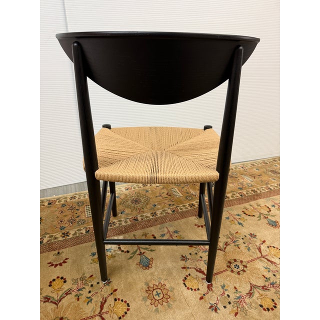 2020s Hvidt & Mølgaard for &Tradition Drawn Side Chair, Black Oak Wood For Sale - Image 5 of 12