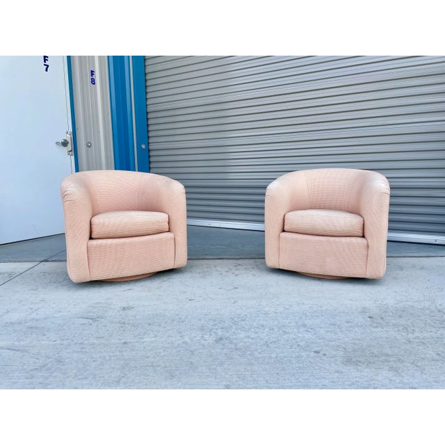 1960s Mid Century Swivel Lounge Chairs - Set of 2 For Sale - Image 13 of 13