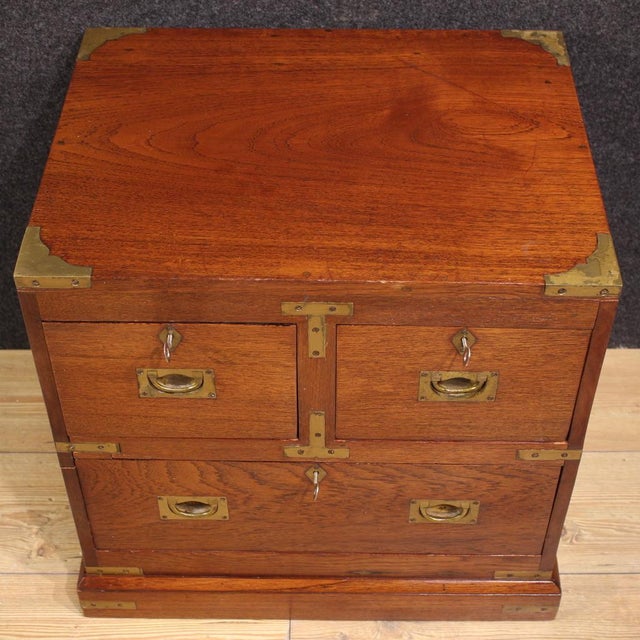 20th Century English Naval Bedside Tables, 1960s, Set of 2 For Sale - Image 12 of 13
