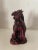 Vintage 1990s Red Cinnabar Chinese Food Dogs a Pair For Sale - Image 4 of 12