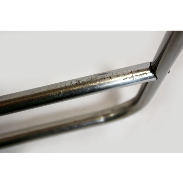 Bauhaus Tubular Steel Side Table, Czechoslovakia, 1940s For Sale - Image 10 of 16