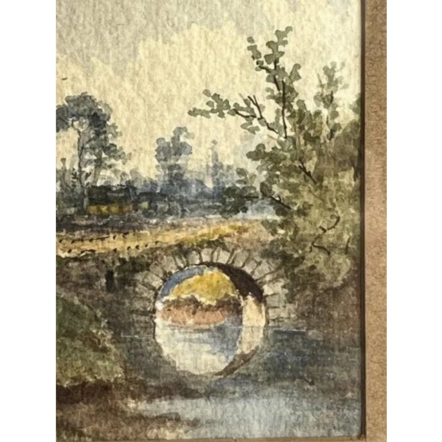 Realism 1876 Scottish Watercolor of Shepherd and Sheep at Leadburn Moor, Signed J. Newlands For Sale - Image 3 of 7