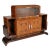 French Art Decò Sideboard in Walnut Briar by Jules Leleu, 1930s For Sale - Image 9 of 9
