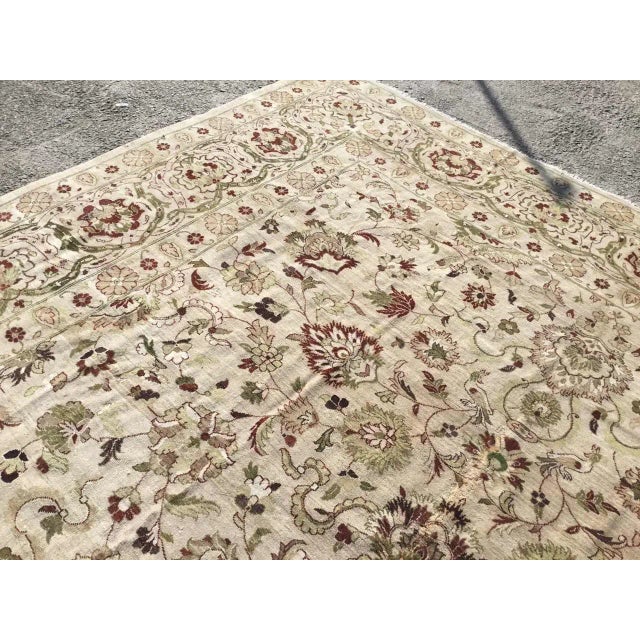 Circa 1920 One of a Kind Vintage Over-Sized Oushak Rug - 14' X 24' For Sale - Image 10 of 12