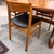 Danish Teak Vintage Low Back Dining Chairs With New Foam and Vinyl - Set of 4 For Sale - Image 10 of 14