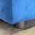 Textile Crate & Barrel Blue Velvet Lounge Chair – Modern and Comfortable For Sale - Image 7 of 8