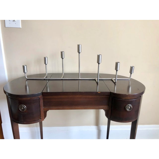 Late 20th Century Modern Stainless Steel Candelabra For Sale In Buffalo - Image 6 of 6