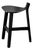 Bronco Black Lacquered Wood Stool by Guillaume Delvigne for Karakter For Sale