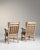 1970s Mid-Century Modern Brown Wood Pair of Club Chairs For Sale - Image 10 of 13