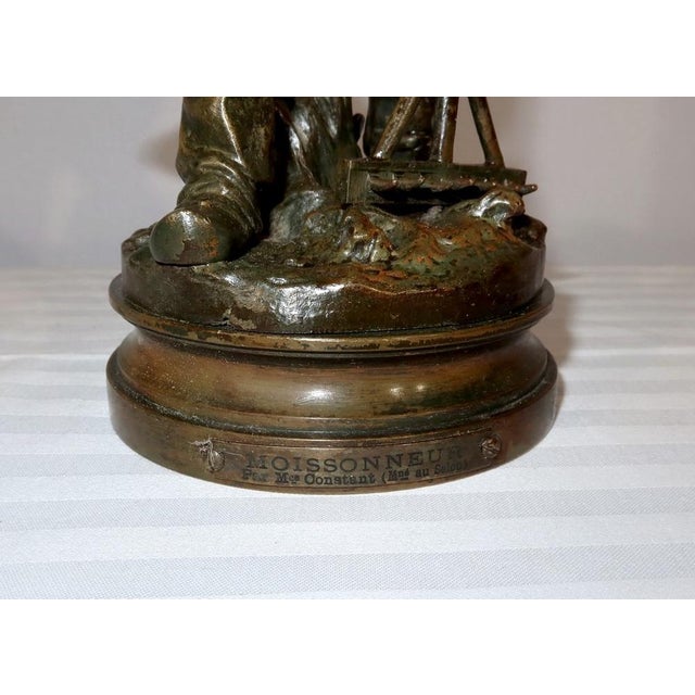 E. Constant Favre, Le Moissonneur, Early 1900s, Bronze For Sale - Image 10 of 18