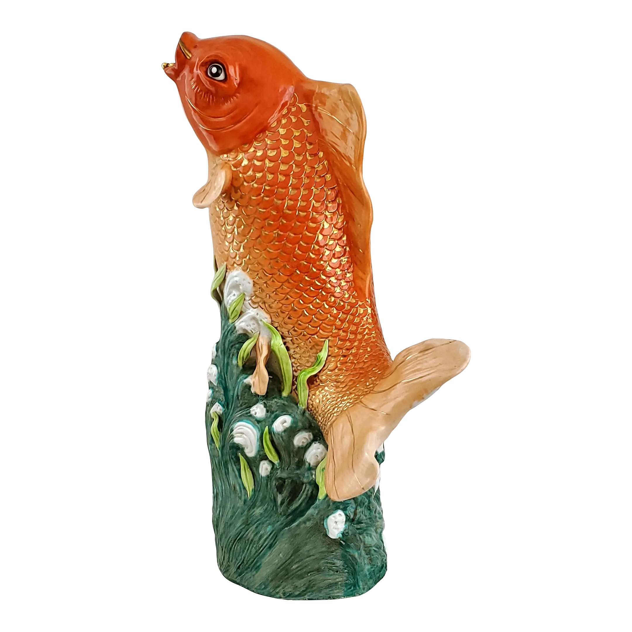 アンティーク雑貨 KARE Deco Figurine Moonfish Small ゴールドタートルスモール デコフィギア - オブジェ・置物の通販