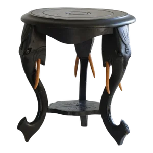 Ebonized Hardwood Side Table, 1920s