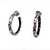 Late 20th Century John Hardy Estate Pebble Hoop Earrings Sterling Silver, A Pair For Sale - Image 4 of 7