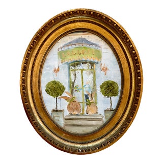 "Wishing & Hoping" Original Whimsical Oil Painting by Bibbi Anderson For Sale