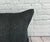 Turkish 20 x 20 Hemp Pillow Turkish Cushion Natural Grayish Black Pillow Cushion Cover For Sale - Image 3 of 4