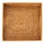 Artifacts Rattan Square Serving Tray with Cutout Handles in Honey Brown - 16" For Sale In Houston - Image 6 of 10