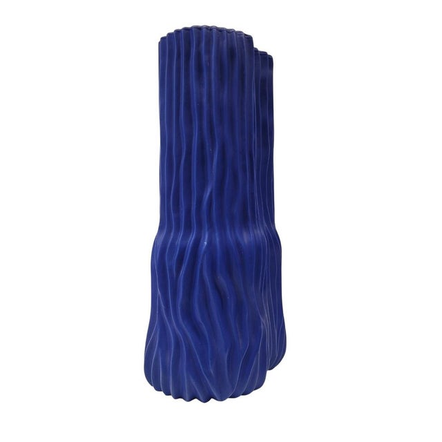 Small Modern Blue Ceramic Vase in Blown Glass, Denmark, 1970s For Sale - Image 14 of 14