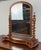 19th Century Antique Mahogany Barley Twist Tabletop Gentlemen’s Shaving / Vanity Mirror For Sale - Image 9 of 12