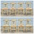 Late 19th Century Late 19th Century French Provençal Directoire Painted Carved Back Rush Seat Dining Chairs, Set of 8 For Sale - Image 5 of 16